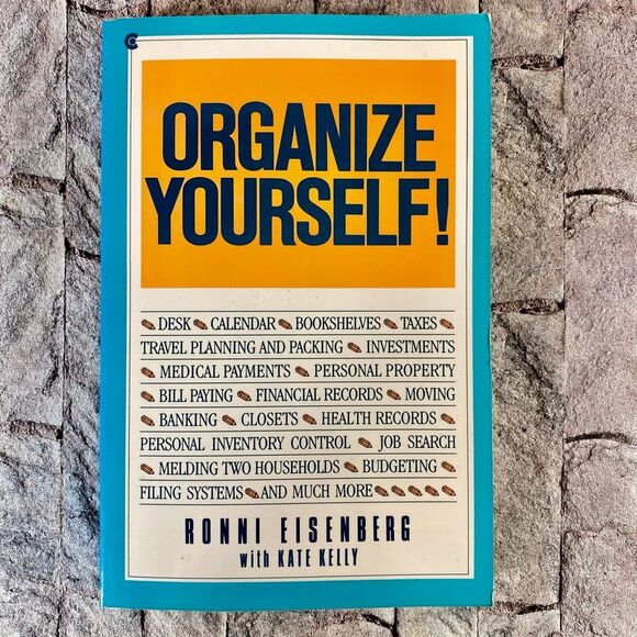 Organize Yourself! by Ronni Eisenberg Paperback 273 Pages Reference Book - Picture 1 of 6